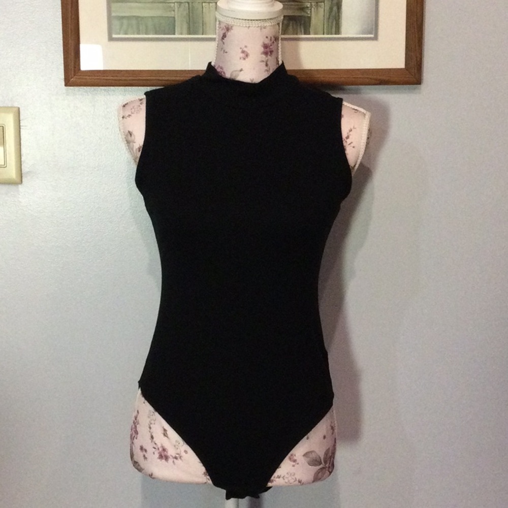 Mangopop Black Bodysuit